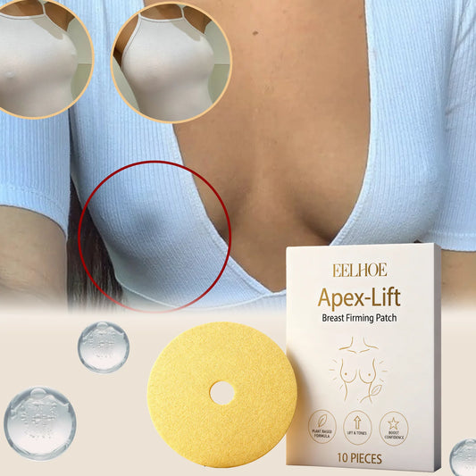 10 Pcs Breast Lifting Patch Firming & Shaping Skin Care Hydrolyzed Collagen Infused Invisible & Comfortable Wear for Women