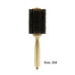Professional 6 Sizes Barber Salon Wood Handle Boar Bristles Round Brush Removable Tail Hairdresser Hair Brush Hair Round Combs