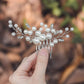 Wedding Comb Head Jewelry Bride Hair Clips Headpiece Crystal Women Tiaras Bridal Hair Accessories Women Hair Ornaments SL