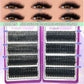 40D-150D Lashes Cluster DIY Lash Extension Mixed Tray Clusters Eyelashes Fluffy Volume Individual Lashes Cat Eye Lash Extension