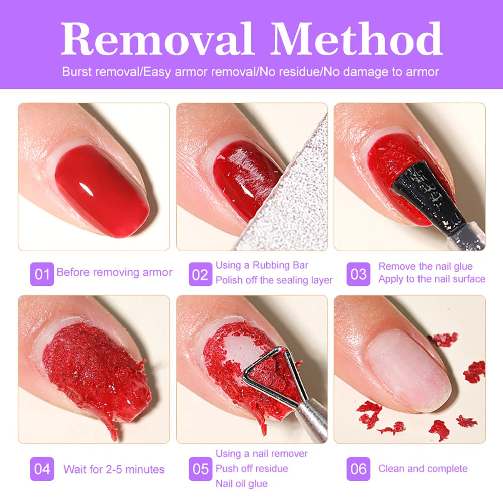 MOSKANY 15ml Magic Remover Nail Gel Polish for Soak Off UV Gel Polish Fast Removal Semi Permanent Varnish Polish Cancel Glue