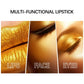High-pigmented Gold Lipstick Shiny Metallic Matte Velvet Waterproof Long Lasting Sexy Gold Lip Gloss Women Lip Makeup