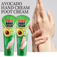 Avocado Hand Foot Cream Moisturizing Nourishing Anti-Wrinkle Hydrating Hands and Feet Skin Care