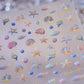 Magical Blow Bubbles Goldfish Bunny Rabbit Cat Kitten Shape Shiny Dreamy Bubbles 5D Nail Art Decorations Sticker Manicure Decal