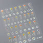 Magical Blow Bubbles Goldfish Bunny Rabbit Cat Kitten Shape Shiny Dreamy Bubbles 5D Nail Art Decorations Sticker Manicure Decal