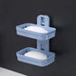 No Punch Wall Mount Soap Box Wheat Straw Suction Cup Non Trace Stick Soap Holder Drainage Bathroom Accessory