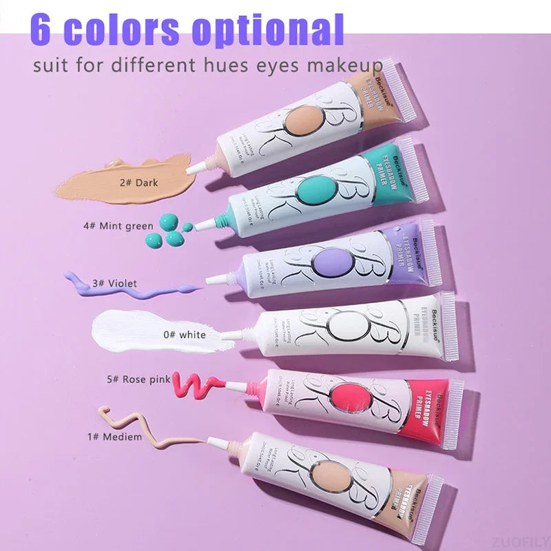 6 Colors Eyeshadow Primer Cream Long Lasting Waterproof Eye MakeUp Base Hot Artistic Eyes Makeup Tools Blogger Same Paragraph