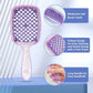 1PCS Colorful Wide Teeth Air Cushion Comb Bakhogold Anti-static Hair Brush with Hollow Design for Scalp Massage