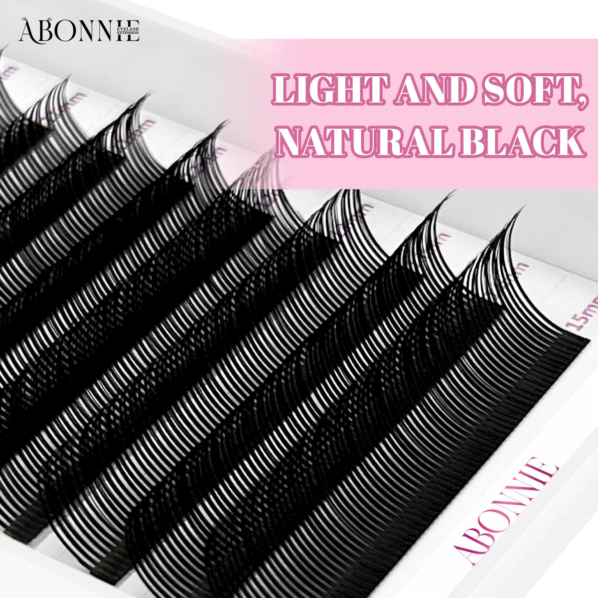 Abonnie Angel Lashes Pre-bundled Lash Spikes 5D Flower Lashes Individual Eyelash Extensions Wispy Lash Premade
