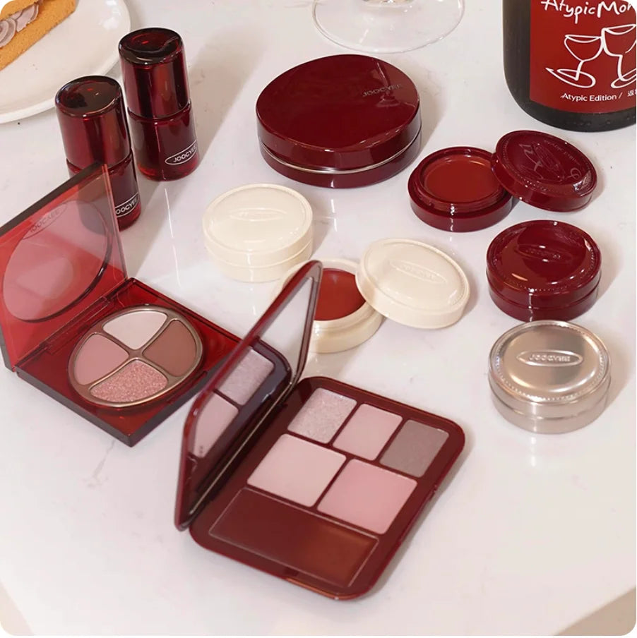 Joocyee Christmas Makeup Collection LIP N CHEEK BALM GLAZED OR MATTE Eyeshadow MULTI PURPOSE CREAM Lipstick blush cream Original