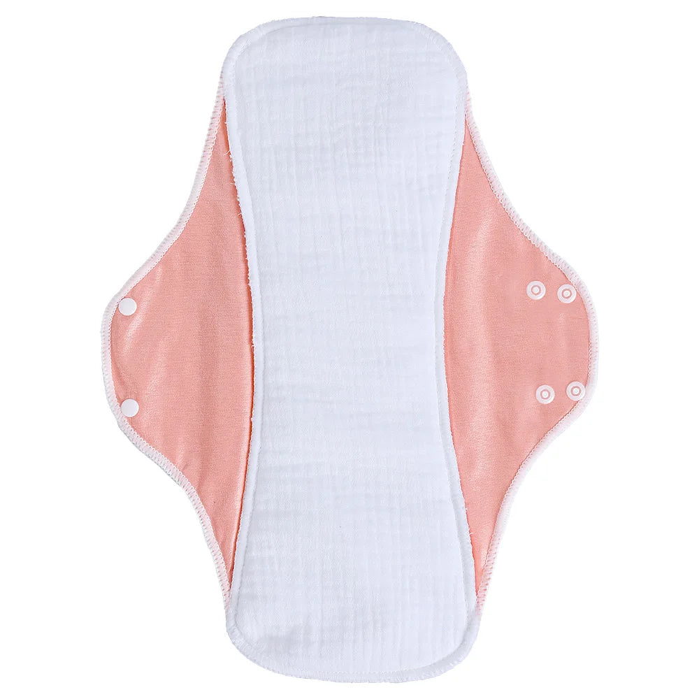 1pc Washable Sanitary Pads for Women, Reusable Menstrual Period Underwear Liners Panty Pads, 3-Layer Absorbent