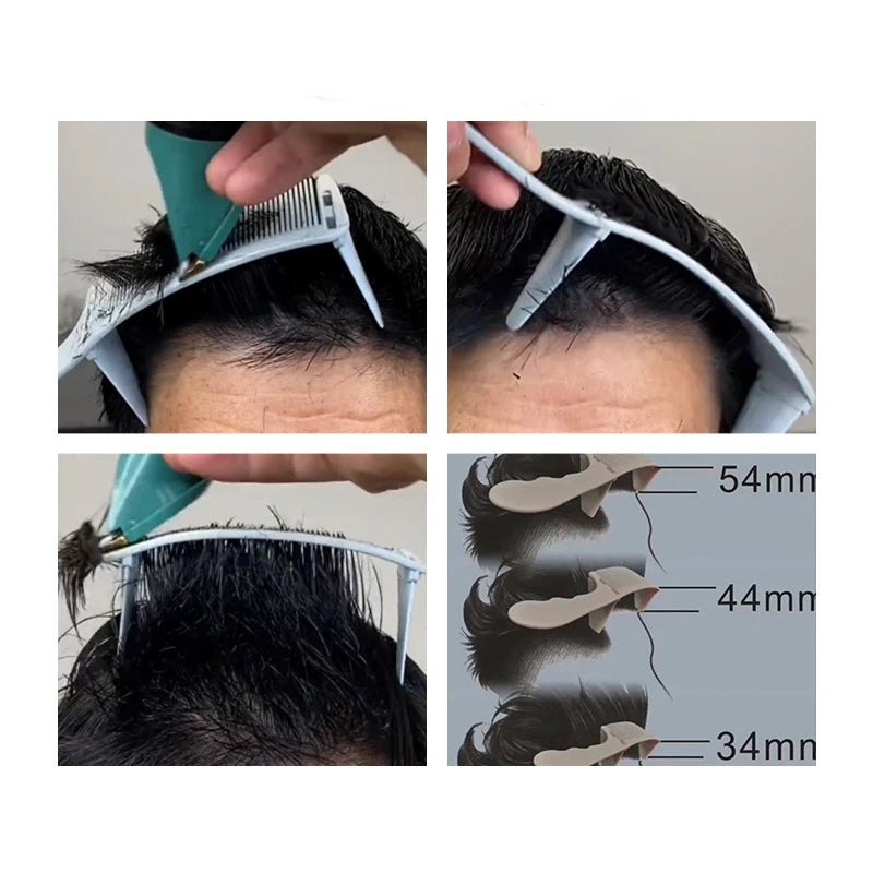 1/2/3Pcs Barber Hair Comb Kit Flat Top Hair Cutting Fading Stying Fade Comb  Men Fade Brush Salon Hair Tool Accessories