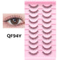 10 pairs Natural Lashes Manga Full Strip Lashes Makeup Bulk Wholesale Dropshipping Eyelash Extension Lashes Anime False Eyelash