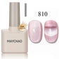 MAYCHAO 10ml Cat Magnetic Gel Nail Polish Cat Eye Glitter Effect Semi Permanent Soak Off UV Gel Varnish Manicure For Nail Art