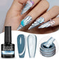 7.5ML Black Cat Eye Magnetic Glitter Gel Nail Polish Ultra-Bright Black Shine Long-Lasting Soak Off UV Nail Art Varnish Manicure
