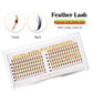 New Tinsel Premade Fans Eyelash Extension Holographic Anime Tower Tips Pro Made Eyelash Comic Feather Super Soft False Eyelashes
