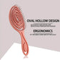 Hair Massage Comb Bristle Nylon Hairbrush Curly Detangle Hair Brush for Salon Hairdressing Tools
