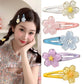 Sweet Jelly Cherry Blossom Hair Clip Headwear Cute Girls BB Clip Y2K Side Bangs Clip Hair Accessories Fresh Flowers Hairpins