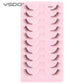 YSDO 5/10 Pairs Half Lashes Cat Eyelashes Soft Natural Clear Band False Lashes Natural Wispy Faux 3d Mink Eyelashes Makeup Tools