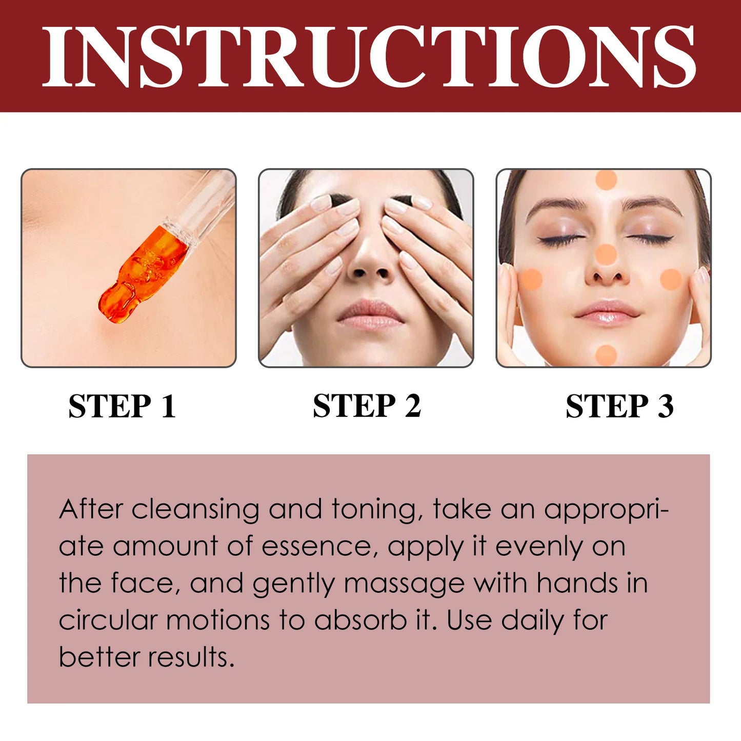 Retinol B3 Face Essence Deep Moisturizing Fade Fine Line Lifting Firming Repair Smooth Nourish Tighten Brighten Serum Skin Care