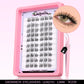 GROINNEYA Natural Cluster Lashes C Curl Manga Lashes Soft Cross Wispy Individual Cluster Anime Eyelashes Extension Eye Makeup