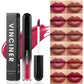 Not Easy To Fade Lip Gloss Punk Smoky Dark Brown Matte Lip Glaze Velvet Coffee Liquid Lipstick Long Lasting Makeup Sexy Lip Tint