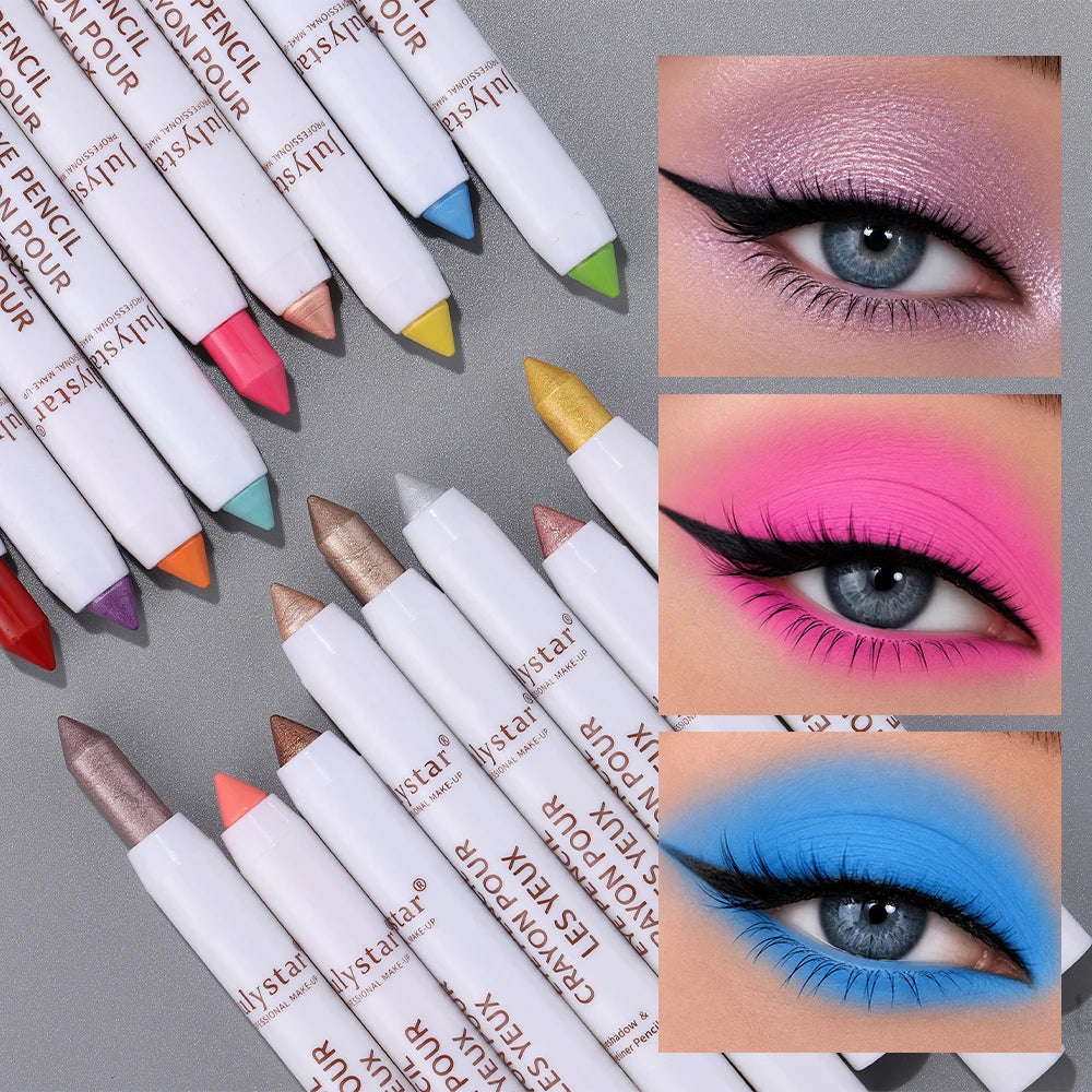 1Pc Eyeshadow Stick Matte and Shimmery Highlighter Perfect for 3D Eye Makeup Waterproof   Sweatproof Eye Painted Stick