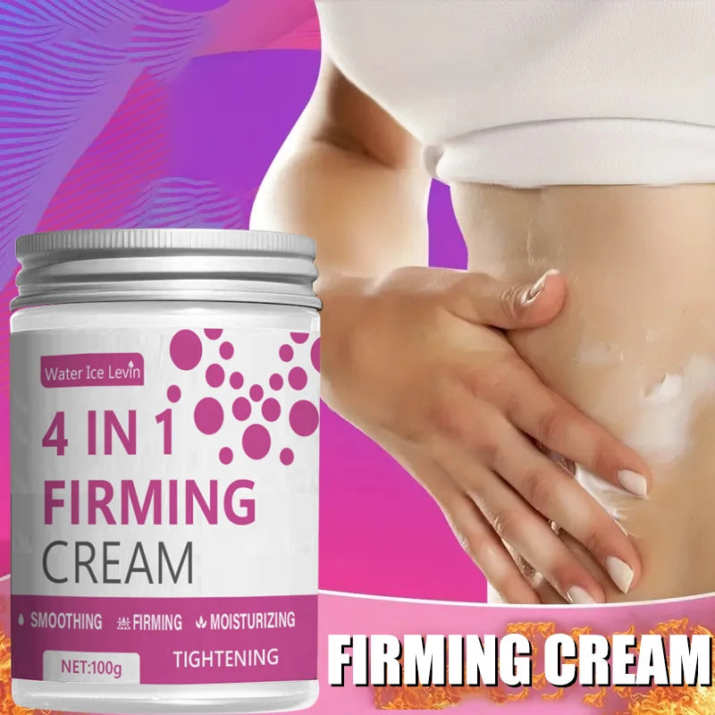 4 in 1 Firming Cream, Ginger, Aloe Vera and Coffee Essence - Moisturizing Body Firming Cream for Abdominal, Arm and Legs