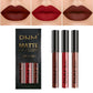 New 3pcs/set Liquid Lipstick Waterproof Long Lasting Cosmetic Black Blue Purple Green Matte Lip Gloss Nude Lip Tint Stain Makeup