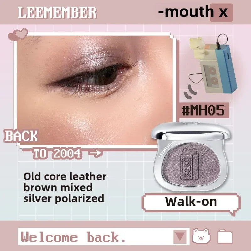 LEEMEMBER DreamCore Series Multi-purpose Cream Eyeshadow Highlighter Glitter Brightening Powder contour palette