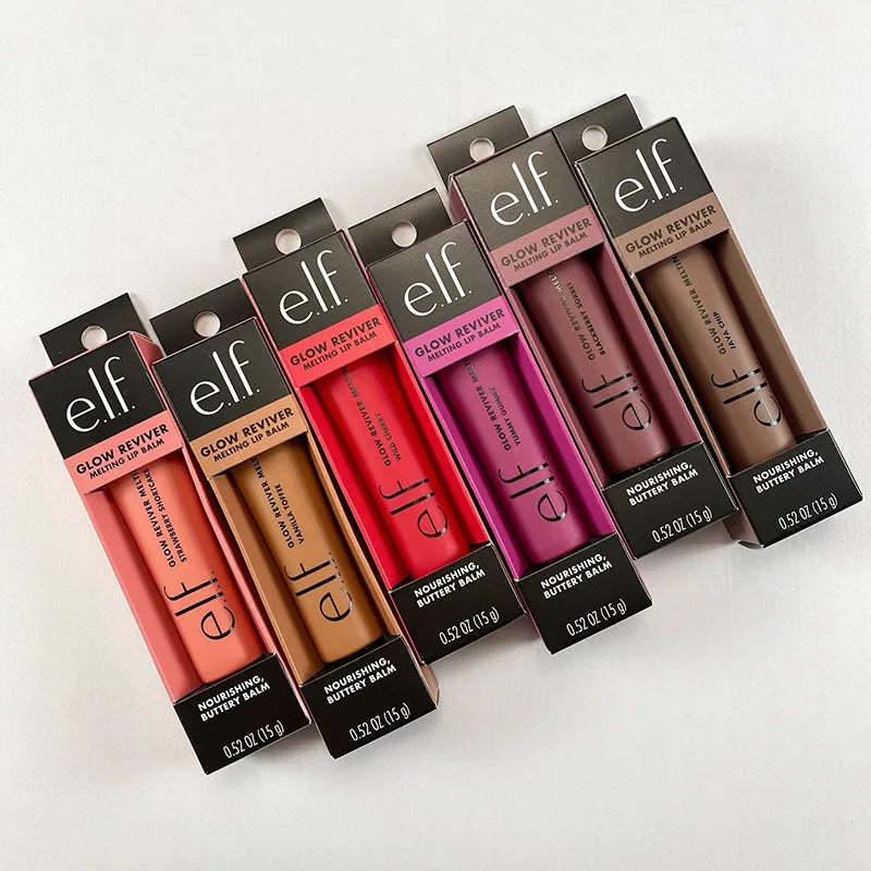 Elf Lip Gloss 6-Colors Lip Balm Optional Lightweight Hydrating Repairing Improve Dryness Plump Lips Makeup Christmas Gift Woman