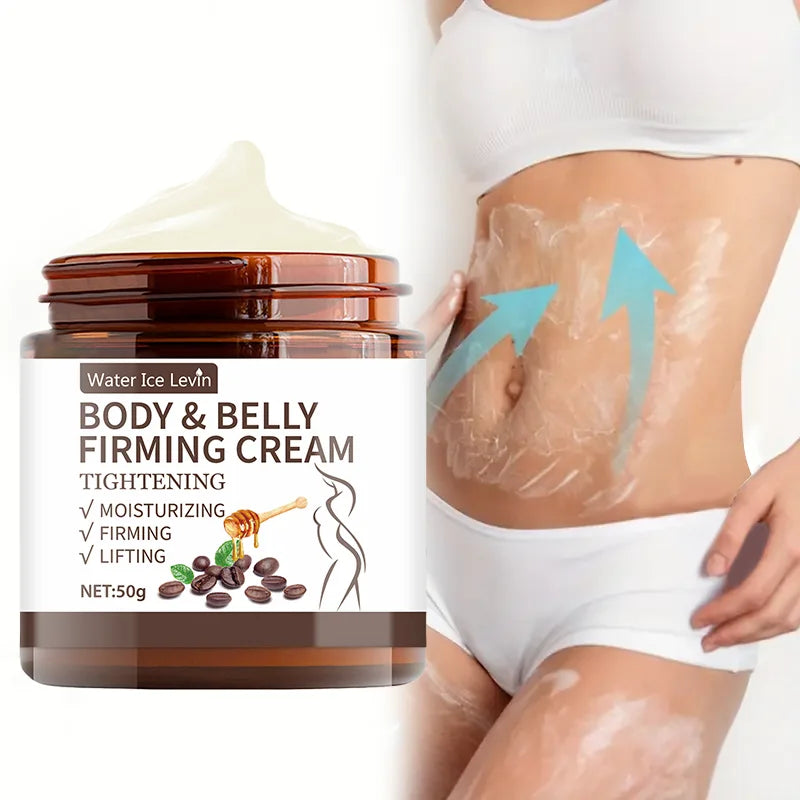 Abdominal Control Firming Cream - 60g, Plant Extract Deep Moisturizing and Moisturizing, Alcohol-Free, Suitable for All Skin Types, No Spices, Enhances Skin Elasticity