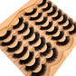 AMSDCN 14 Pairs 3D Lashes Fluffy False Eyelashes Thick Volume Cat-Eye Faux Lashes Natural Long Wispy Lashes Extension Pack