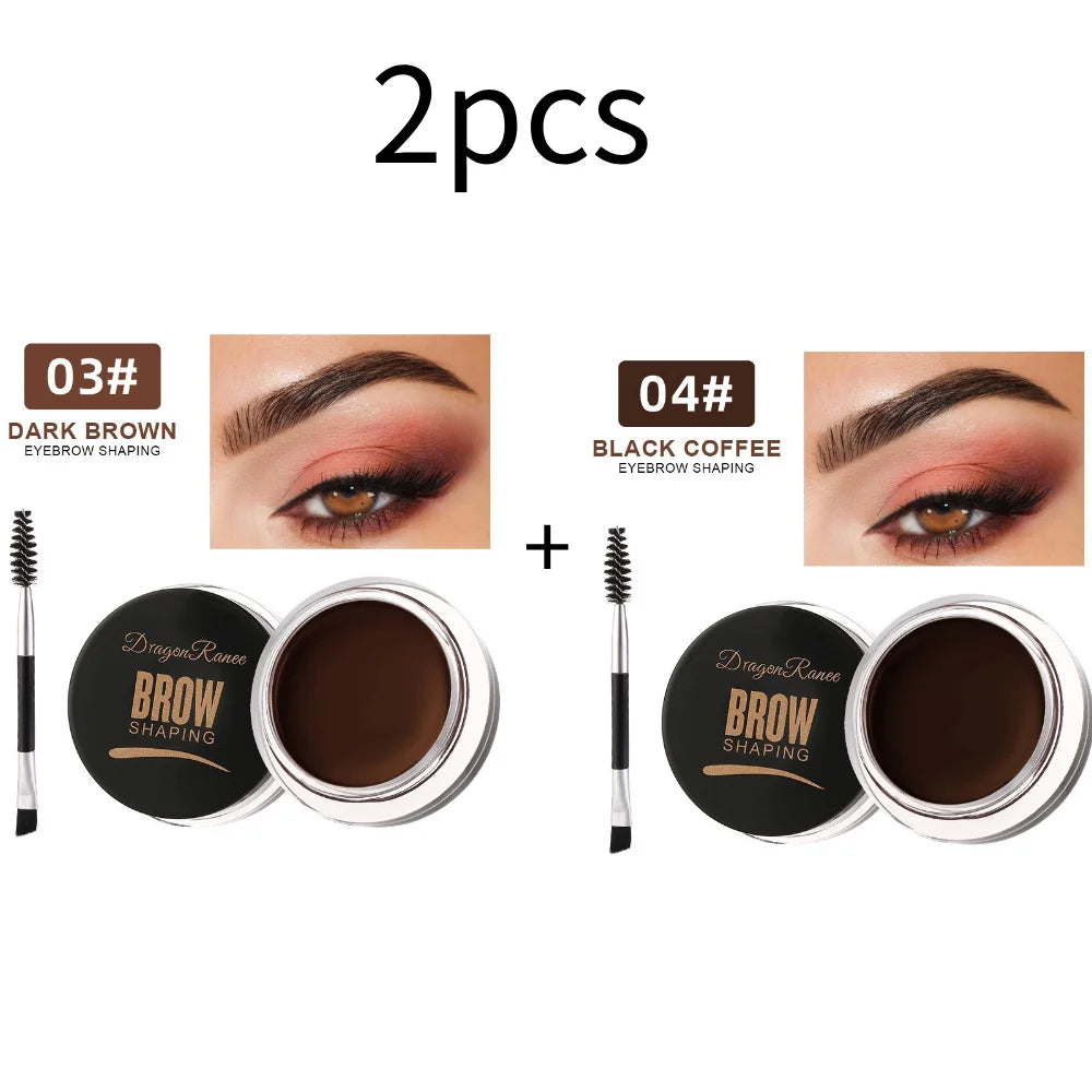 Dragon Ranee 6color Wild Eyebrow Styling Eyebrow Cream Styling Eyebrow Gel Soap Wax White Eyebrow Cream