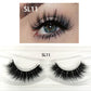 1 Pairs Makeup Eyelashes 3D Mink Lashes Fluffy Soft Wispy Natural Cross Eyelash Extension Reusable Lashes Mink 5D False Eyelash