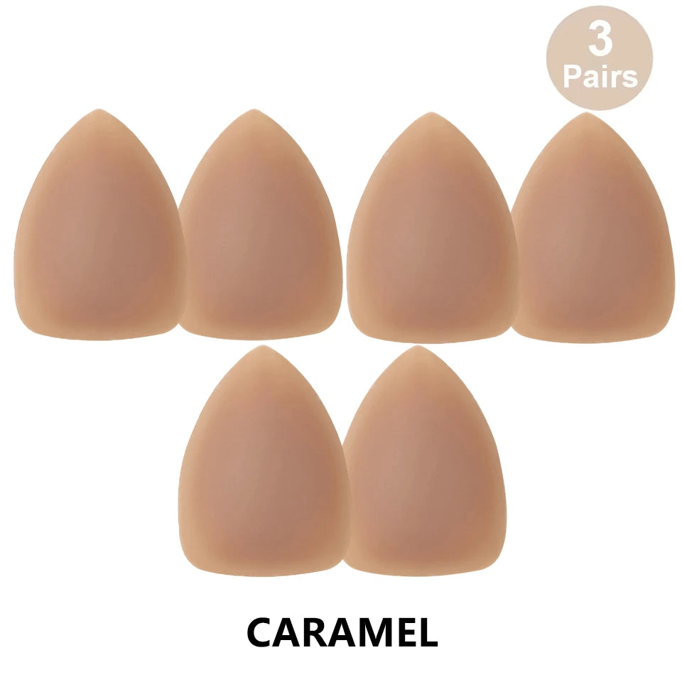 Triangle Nipple Covers Pasties Silicone Sticky Bra Liner Pads Adhesive Breast Lifting Tape Seamless No Show Bra