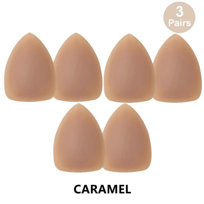 Triangle Nipple Covers Pasties Silicone Sticky Bra Liner Pads Adhesive Breast Lifting Tape Seamless No Show Bra