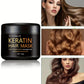 Keratin Hair Mask - Quickly Repairs Damaged and Frizzy Hair, Smooth and Shiny, Straight Hair, Deep Nourishing Hair Care