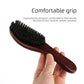 Slick Back Hair OR Beard Brush for Sleek Ponytail Bun & Smoothing Baby Hairs, Flyaways, Edge Control - Backcombing & Teasing