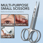 1Pcs Cuticle Scissors Russian Style Sharp Precision Curved Tip Nail Dead Skin and Hangnail Scissors Professional Cuticle Trimmer