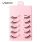 YSDO 5/10 Pairs Half Lashes Cat Eyelashes Soft Natural Clear Band False Lashes Natural Wispy Faux 3d Mink Eyelashes Makeup Tools