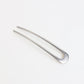 Metal U Shape Hairpins Simple Hair Sticks Women Girls Silver Gold Shell Enamel Hairpin Alloy Hair Clip Headwear Hair Accessories