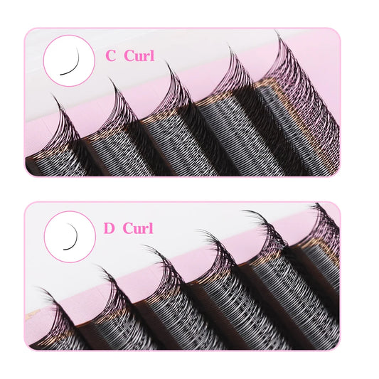 2D Y Single Tip Eyelash Extension 3D 4D W Natural Soft Wispy Eyelashes Individual False Lashes Mesh Net Cross Lash Makeup Cilio