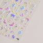 Magical Blow Bubbles Goldfish Bunny Rabbit Cat Kitten Shape Shiny Dreamy Bubbles 5D Nail Art Decorations Sticker Manicure Decal