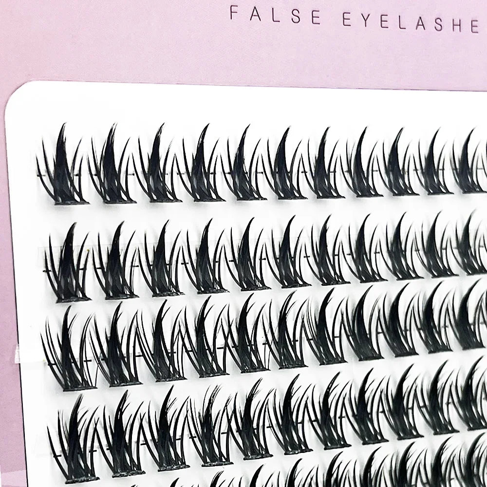 160 Bunches Mink Eyelashes 3D Natural Wispy Russian Volume Individual Eyelash DIY Eyelash Extension Makeup Tool Lashes Wholesale