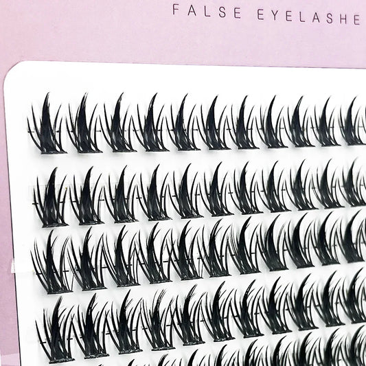 160 Bunches Mink Eyelashes 3D Natural Wispy Russian Volume Individual Eyelash DIY Eyelash Extension Makeup Tool Lashes Wholesale