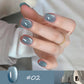 1-6pcs TC New Pink Purple Cat Eye Aurora Fantasy Cat Eye Gel Nail Polish Dreamy Fantasy Star Sky Crystal Glass Beads Nail Art