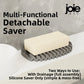Joie Silicone Soap Dish Soap Saver Drain Soap Tray Self Draining Soap Holder Bathroom Soap Rack Shower Soap Storage Rack