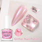 LILYCUTE 7ml Dark Red Nail Polish Water-based Colorful Glitter Sequins Air Dry No Need Cure Nail Art Supplies Gorgeous Color