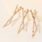 Fashion Bridal Barrettes Clear Crystal Women Hair Ornaments Hair Pins Women Hair Clips Bridal Hair Jewelry Accessories